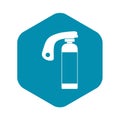 Fire extinguisher icon, simple style Royalty Free Stock Photo