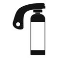 Fire extinguisher icon, simple style Royalty Free Stock Photo