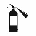 Fire extinguisher icon, simple style Royalty Free Stock Photo