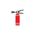 fire extinguisher icon vector Royalty Free Stock Photo