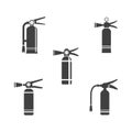 fire extinguisher icon vector