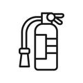 Fire extinguisher icon Royalty Free Stock Photo