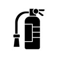 Fire extinguisher icon isolated on white background Royalty Free Stock Photo