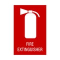 Fire extinguisher icon vector for your web design, logo, infographic, UI. illustration