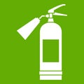 Fire extinguisher icon green