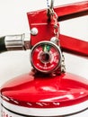 Fire extinguisher pressure gauge Royalty Free Stock Photo