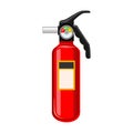 Fire extinguisher vector icon.Cartoon vector icon isolated on white background fire extinguishe.