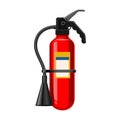 Fire extinguisher vector icon.Cartoon vector icon isolated on white background fire extinguishe.