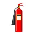 Fire extinguisher vector icon.Cartoon vector icon isolated on white background fire extinguishe.