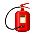 Fire extinguisher vector icon.Cartoon vector icon isolated on white background fire extinguishe.