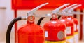 Fire extinguishers available in fire emergencies