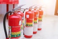Fire extinguishers available in fire emergencies