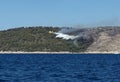 Fire fighting airplane, Croatia Royalty Free Stock Photo