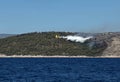 Fire fighting airplane, Croatia Royalty Free Stock Photo