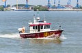 Fire fighting boat, Danube river