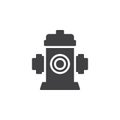 Fire fighting hydrant icon vector