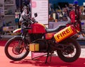 Fire Fighting Motorcycle or Fire Bike or Fire Department Motorcycle Royalty Free Stock Photo