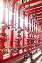 Fire fighting water supply pipeline system