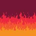 Fire flame  background  vector illustration design Royalty Free Stock Photo