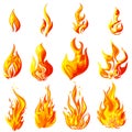 Fire Flame Royalty Free Stock Photo