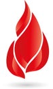 Fire, flame, fire logo Royalty Free Stock Photo