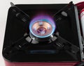 Fire flame from gas stove Royalty Free Stock Photo