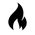 Fire flame icon Royalty Free Stock Photo