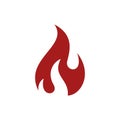 Fire Flame Logo Template Illustration Design. Vector EPS 10 Royalty Free Stock Photo