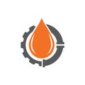 Fire flame Logo Template vector icon Oil, gas and energy logo concept, Royalty Free Stock Photo