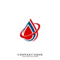 Fire flame Logo Template vector icon Oil, gas and energy logo concept Royalty Free Stock Photo