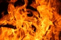 Fire flame texture background Royalty Free Stock Photo