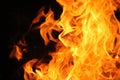 Fire flame texture background Royalty Free Stock Photo