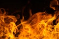 Fire flame texture background Royalty Free Stock Photo