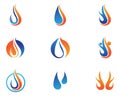 Fire flame vector illustration design Royalty Free Stock Photo