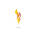 Fire flame vector illustration design template