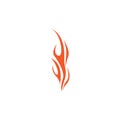 Fire flame vector illustration design template Royalty Free Stock Photo