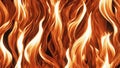 fire flames background _ A close-up of bright orange flames burning fiercely