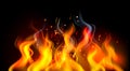 Fire Flames Royalty Free Stock Photo