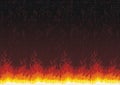 Fire flames grunge background Royalty Free Stock Photo