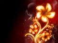 Fire Flower Royalty Free Stock Photo