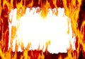 Fire frame Royalty Free Stock Photo