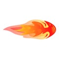 Fire game fiction icon cartoon . Laser beam