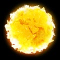 Global warming fire planet Earth Royalty Free Stock Photo