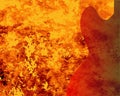 Fire Guitar Background