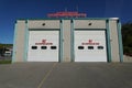 Fire Hall along Front Street in Whitehorse, Canada