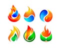 Fire Heat Logo Concept