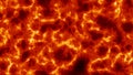 fire of hell effect heat and high temperature texture smooth surface background type Royalty Free Stock Photo