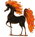 Fire horse Royalty Free Stock Photo