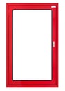 Fire hose cabinet frame isolated