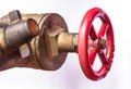Fire hose couplings Royalty Free Stock Photo